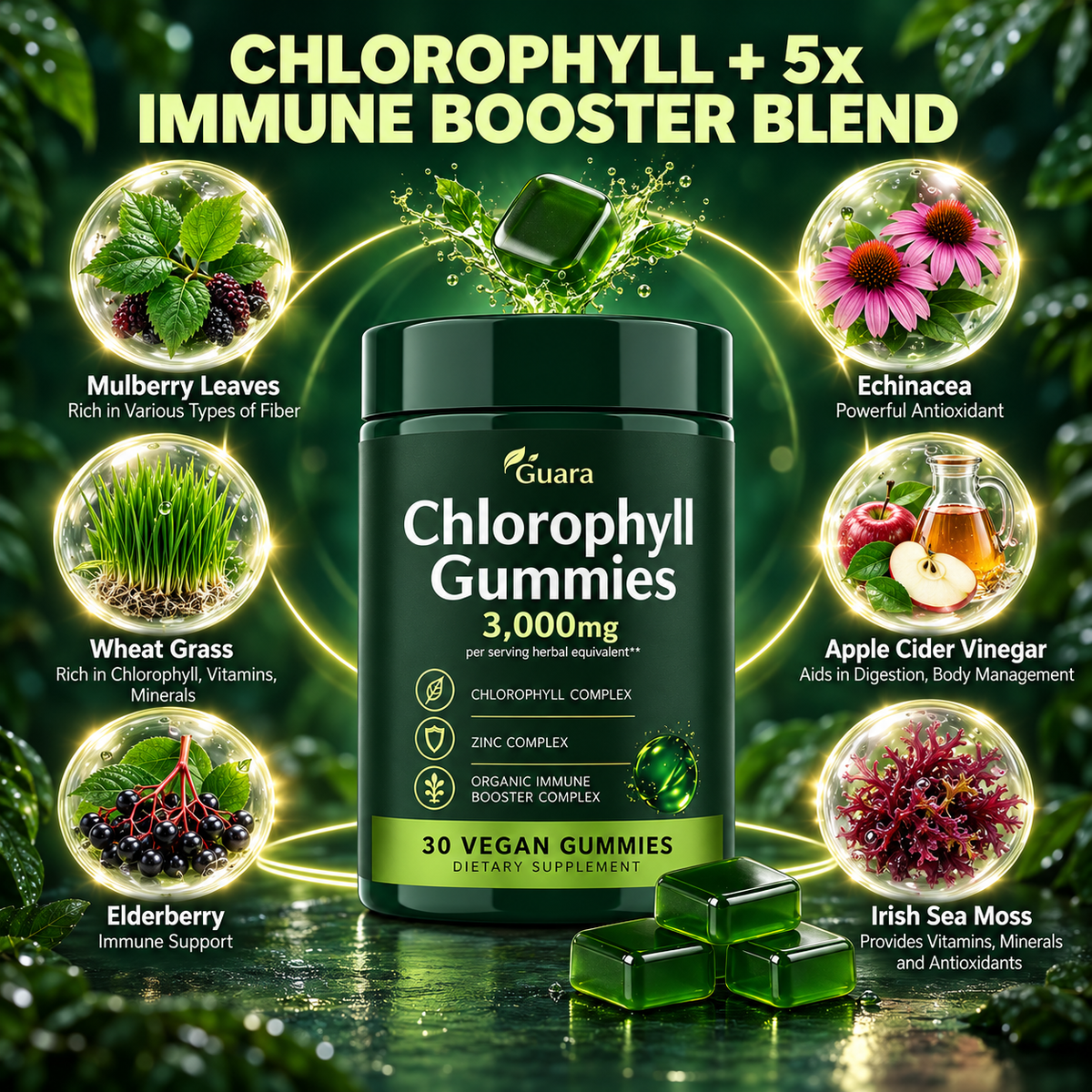 Guara Chlorophyll Gummies
